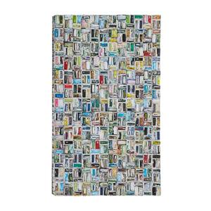 Paper Multi Colored Handmade Recycled Magazine Abstract Wall Decor