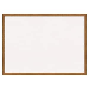 Carlisle Blonde Narrow White Corkboard 29 in. x 21 in. Bulletin Board Memo Board