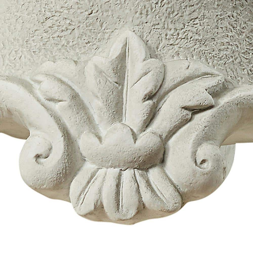 Rococo-Inspired Faux Stone Finish Sculptural Pedestal