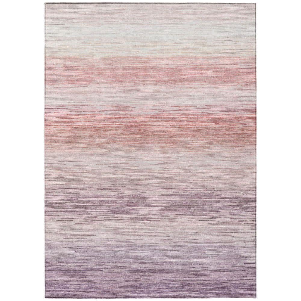 Chantille Machine Washable Indoor/Outdoor Abstract ACN2891 Plum 5 ft. x 7 ft. 6 in. Area Rug price history on PriceWatchPro