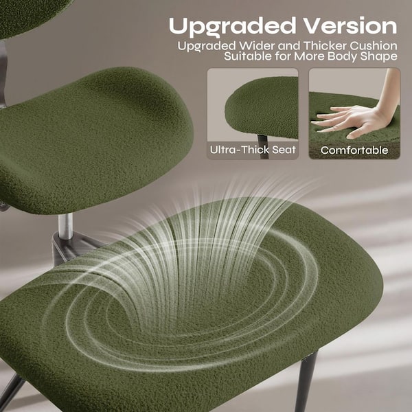 Ergonomic Zafu Meditation Cushion With Memory Foam - View #11