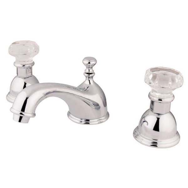 Kingston Brass Celebrity 8 in. Widespread 2-Handle Mid-Arc Bathroom Faucet in Polished Chrome
