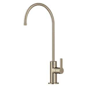 Oletto Single Handle Beverage Faucet in Spot Free Antique Champagne Bronze