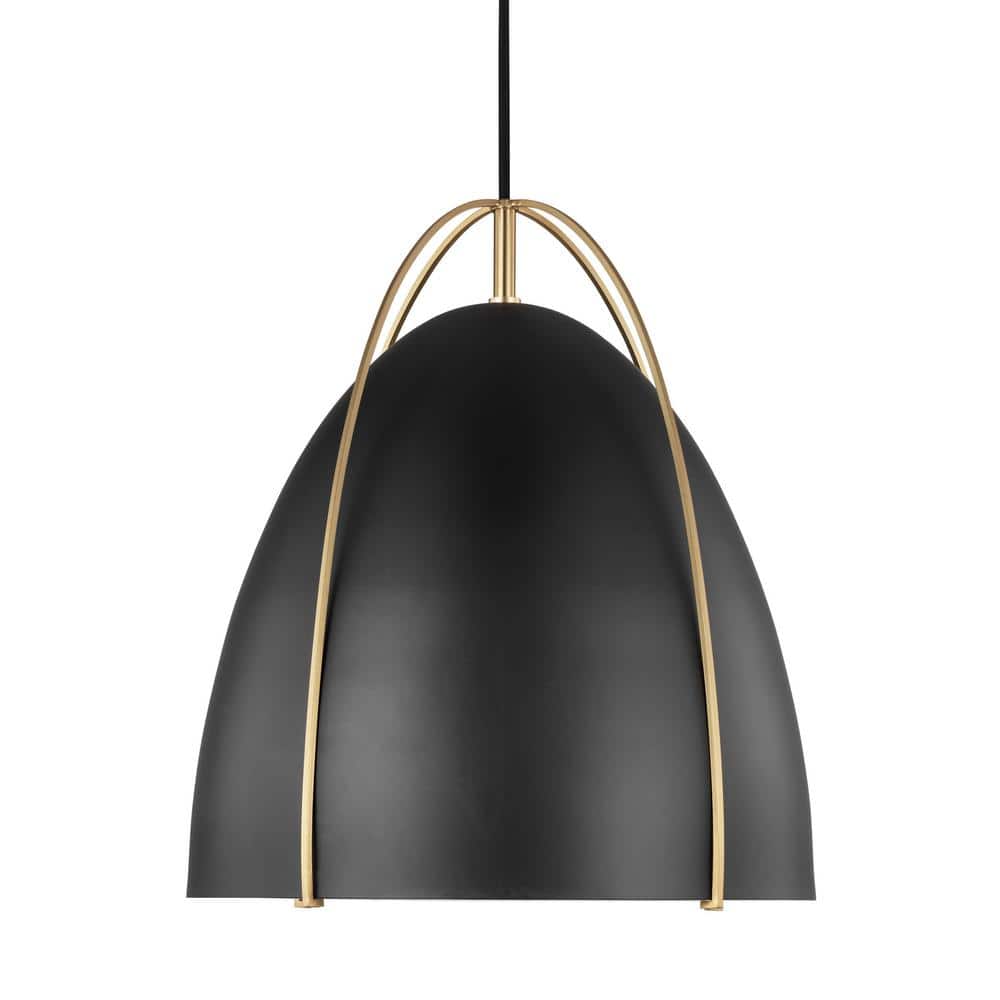 Norman Satin Bronze Contemporary LED Pendant Light