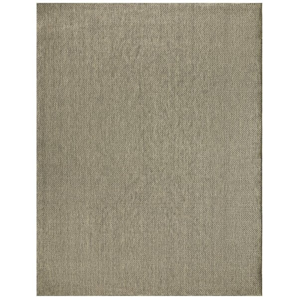 Tulum Olive 10 ft. x 14 ft. All-Over Design Contemporary Area Rug