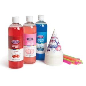 Premium Snow Cone Syrup Party Kit in Red