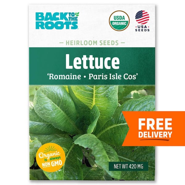 Back to the Roots Organic Paris Isle Cos Lettuce Seed (1-Pack)