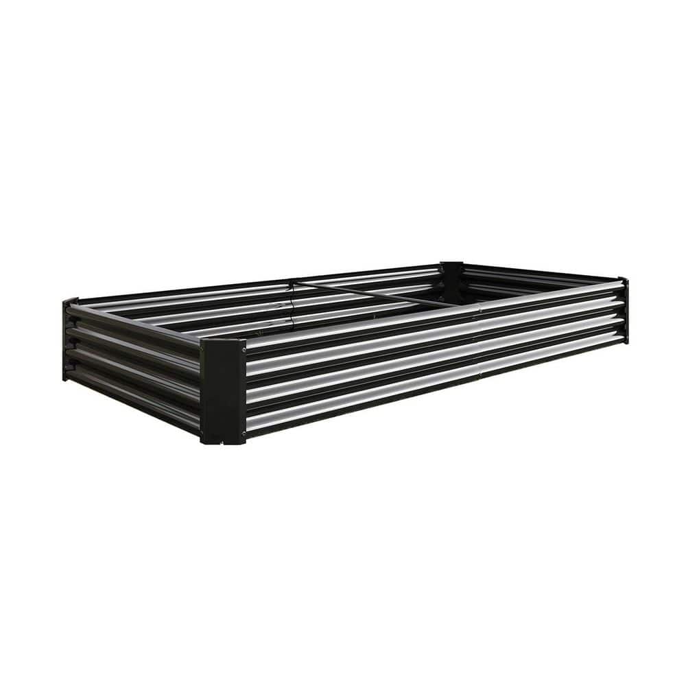 8x4x1ft Black Metal Rectangular Raised Garden Bed, Outdoor Planter Box for Vegetables, Flowers, Herbs, Fruits (1-Pack) price history on PriceWatchPro