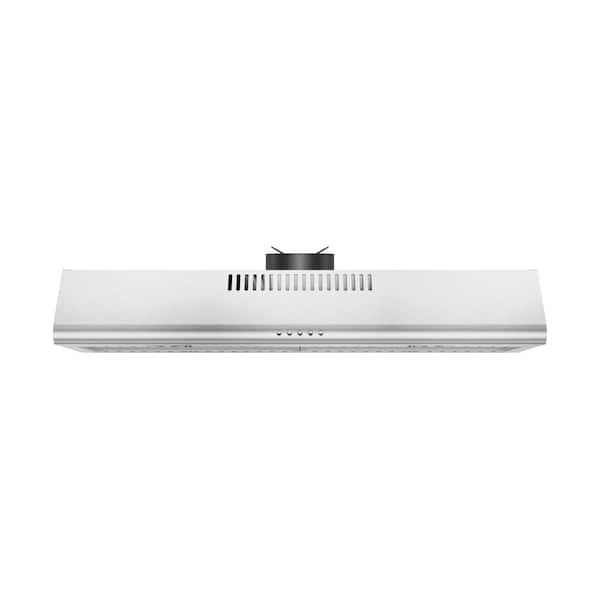 Kahomvis 30 in. Ducted Under Cabinet Range Hood in Stainless Steel with Single Motor, 3-Speed Control
