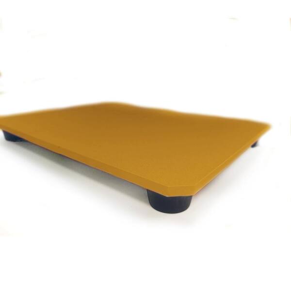 6061 Aluminum Cooling Plate 6 x 8 in. Food Grade Chilling Pad with Rubber Feet for Freezer Working Board