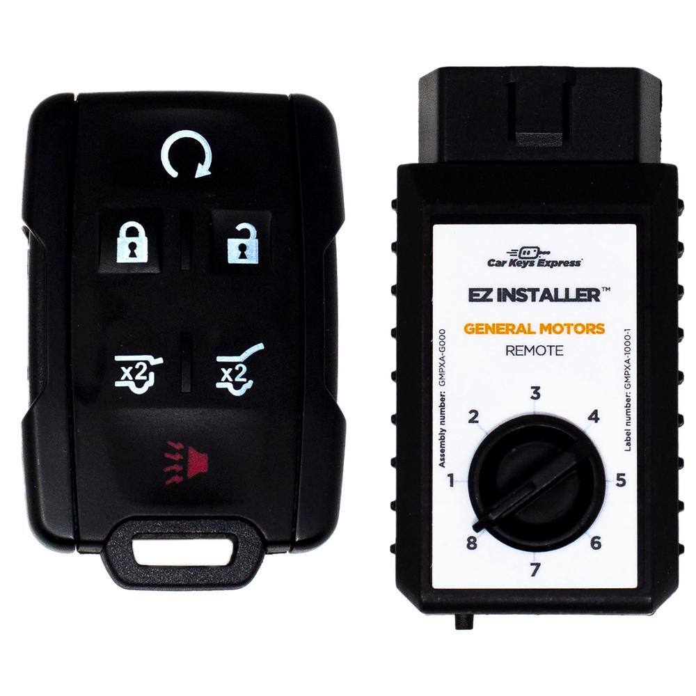 Replacement GM Remote-6 Buttons (Lock, Unlock, Panic, Hatch, Hatch Glass, & Remote Start) Includes programming device price history on PriceWatchPro