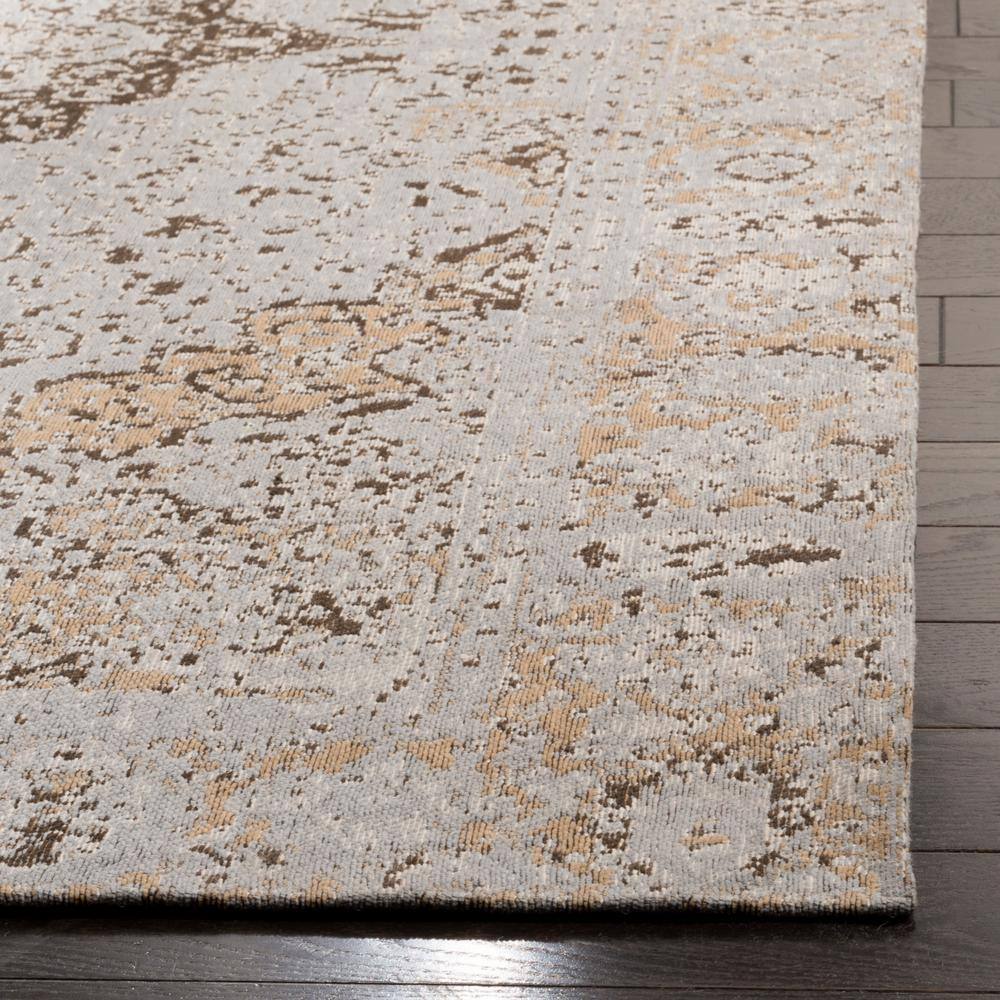 Taupe Flat Woven Synthetic 5' x 8' Area Rug