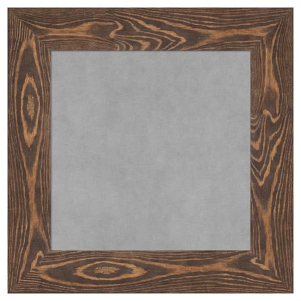 Amanti Art Bridge Brown 22 in. x 22 in. Framed Magnetic Board
