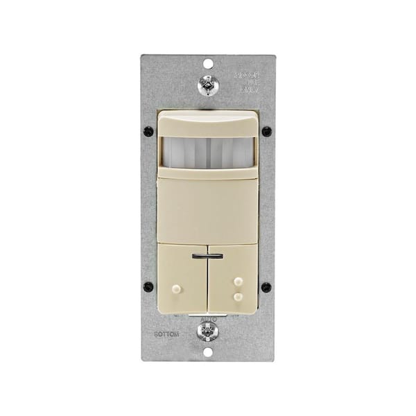 Leviton Decora Dual-Relay Passive Infrared Wall Switch Occupancy Sensor ...