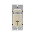 Decora Dual-Relay Passive Infrared Wall Switch Occupancy Sensor, Ivory