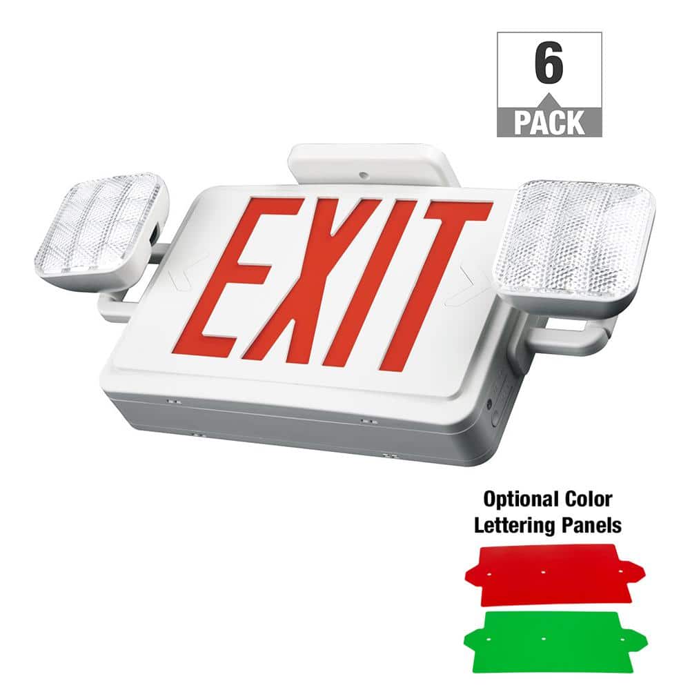ETi Red or Green Letters 60Watt Equivalent White Integrated LED