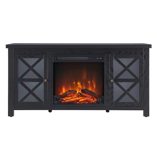 Target tv best sale stand with fireplace