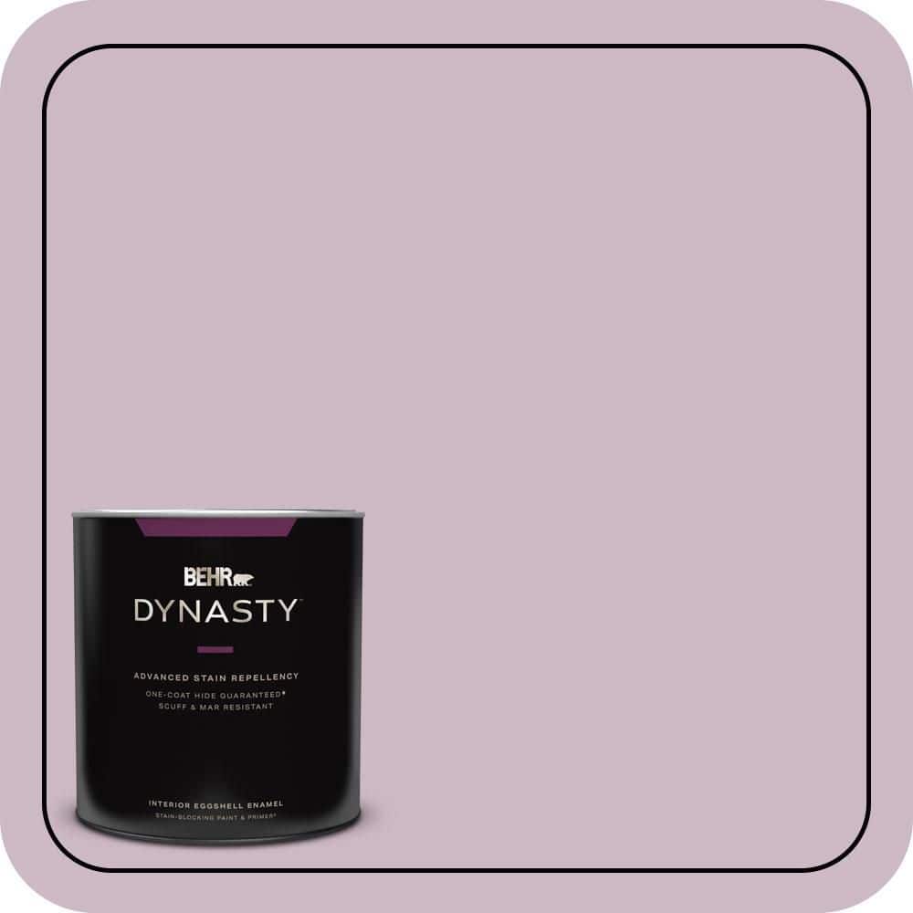 1 qt. #S110-3 Queens Violet One-Coat Hide Eggshell Enamel Interior Stain-Blocking Paint & Primer price history on PriceWatchPro