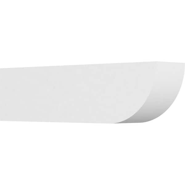 Ekena Millwork 6 in. x 8 in. x 30 in. Standard Durham Architectural Grade PVC Rafter Tail Brace