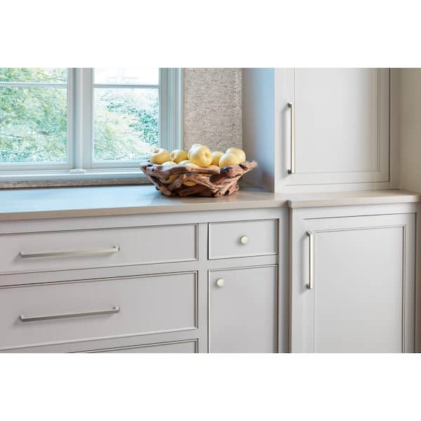 Blackrock 8 in. (203mm) Modern Satin Nickel Arch Cabinet Pull