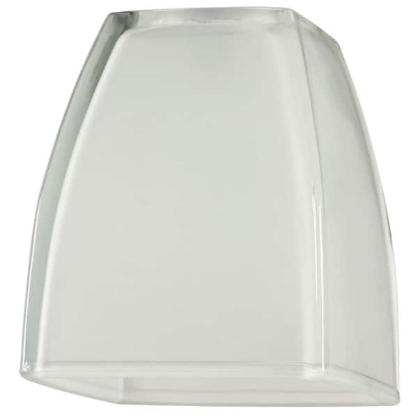 Westinghouse 5 in. Glazed Ice Cubic Dome Shade