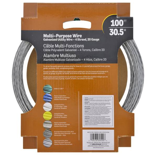 Shade May Vary Brown 20 Gauge 100 Foot Spool Details about   Solid Hook Up Wire 