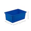 Honey-Can-Do 7.9-Qt. Storage Bin in Red PRT-SRT1602-Smred - The