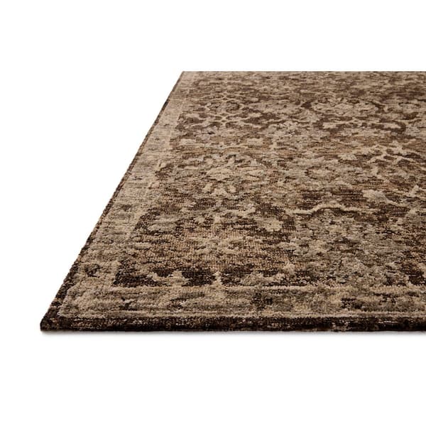 Percival Bark / Pebble 8 ft. 6 in. x 12 ft. Traditional Area Rug