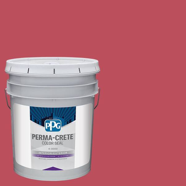 Perma-Crete Color Seal 5 gal. PPG1186-6 Salsa Diane Satin Interior/Exterior Concrete Stain