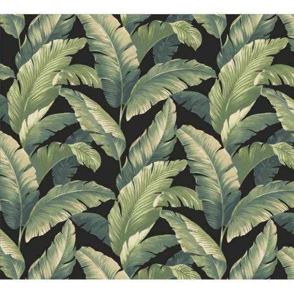Onyx Cebu Tropical Leaf Pattern Outdoor Dining Chair Cushion