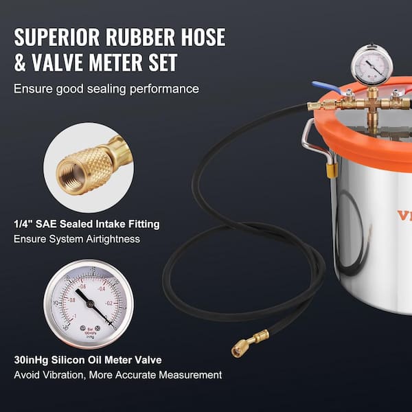 Vacuum Sealer With Hand Pump -Food Sealer Valve System -Sous Vide