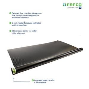 4 ft. x 10 ft. Highest Efficiency Solar Pool Heating Panel