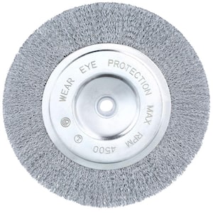Wheel Brush Wire Circular Steel Cleaner For Cleaning Bench Grinder 5''/6''/8 