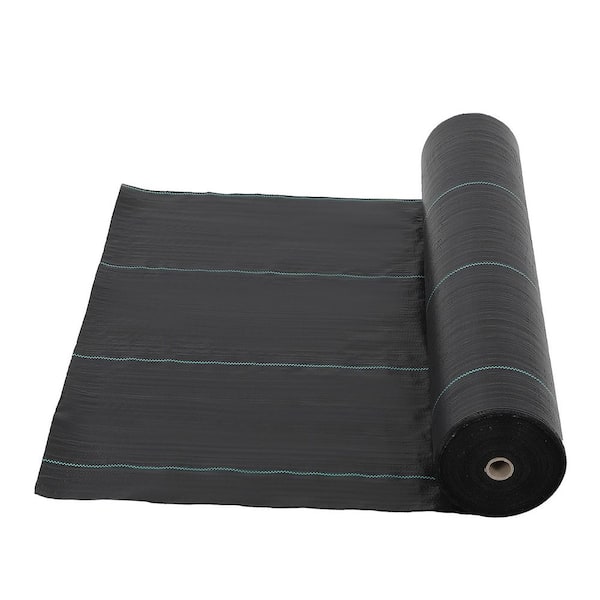 3.2 oz. 6 ft. x 300 ft. Heavy Duty Weed Barrier Landscape Fabric-Premium Ground Cover for Superior Weed Erosion Control