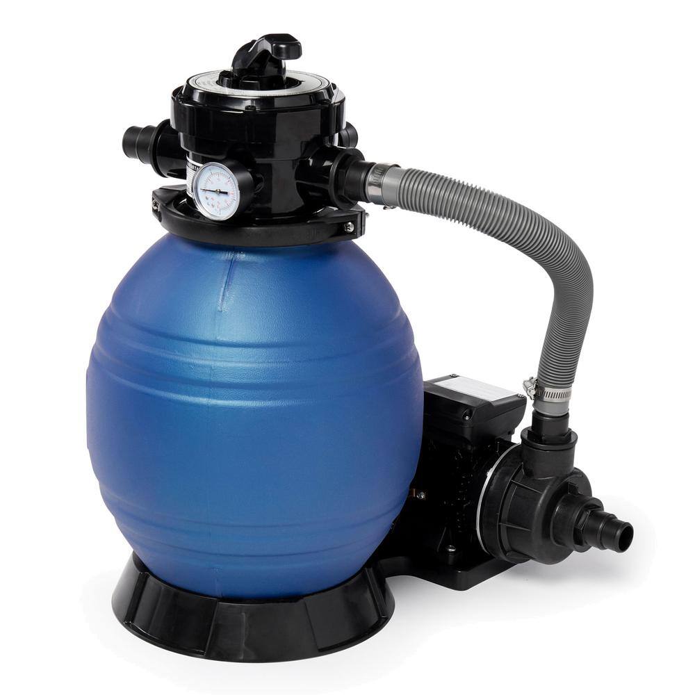 Phoenix 18' x 52" Steel Frame Above Ground Pool Kit with Sand Filter