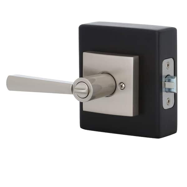 Prestige Spyglass Satin Nickel Bed/Bath Door Lever