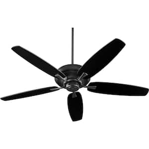 Apex 56 in. Indoor Black Ceiling Fan