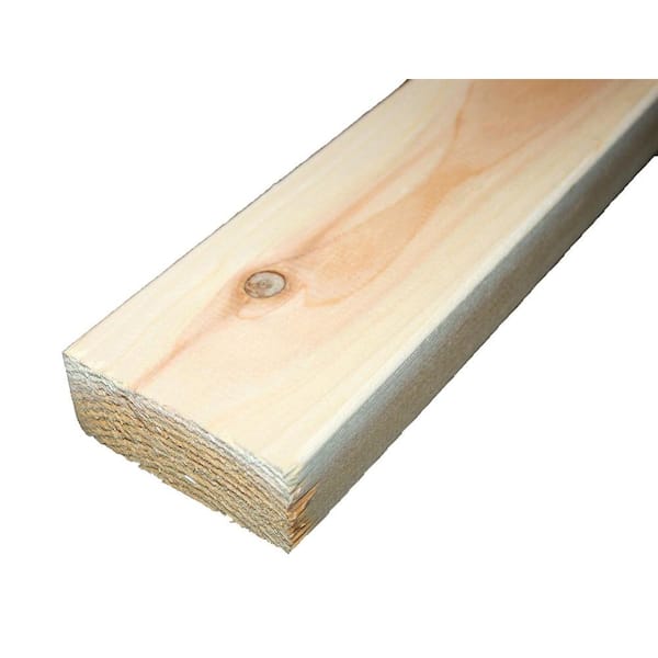 Unbranded 2 in. x 4 in. x 12 ft. Premium S4S Cedar Lumber