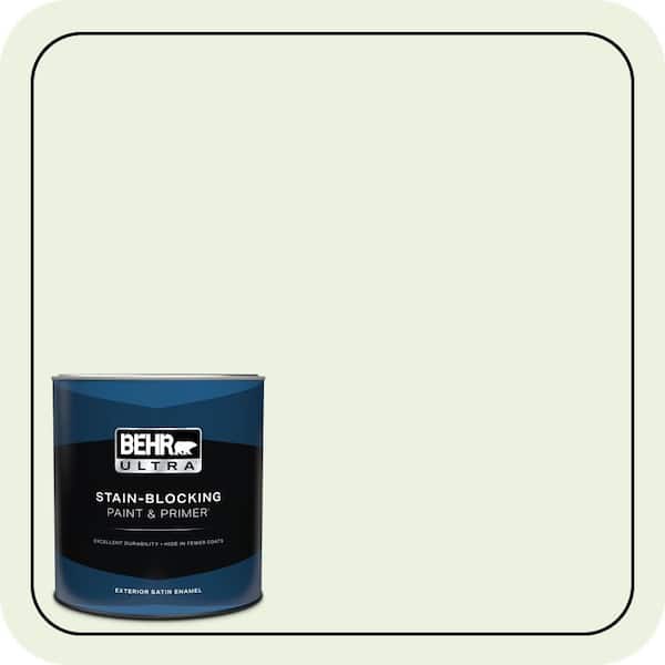 BEHR ULTRA 1 qt. #P380-1 Magic Mint Satin Enamel Exterior Paint & Primer