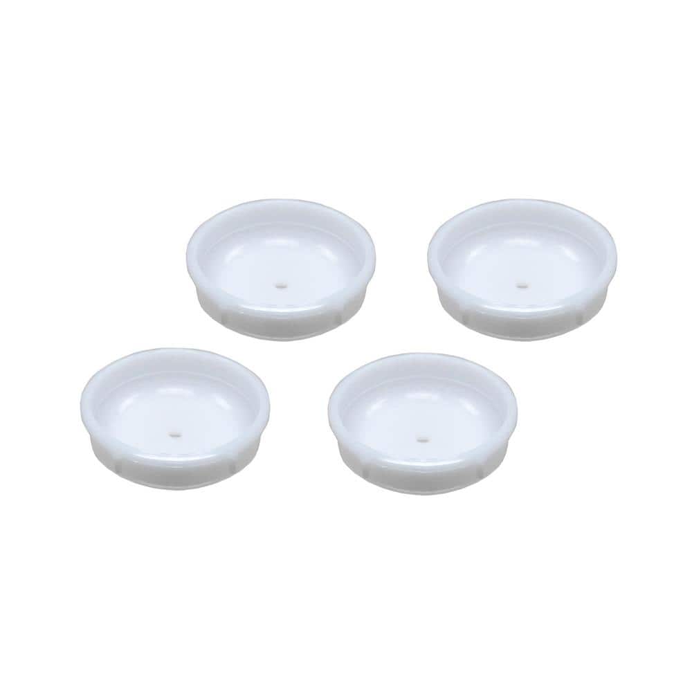 UPC 039003430408 product image for 1-1/2 in. White Plastic Insert Patio Furniture Cups (4-Pack) | upcitemdb.com