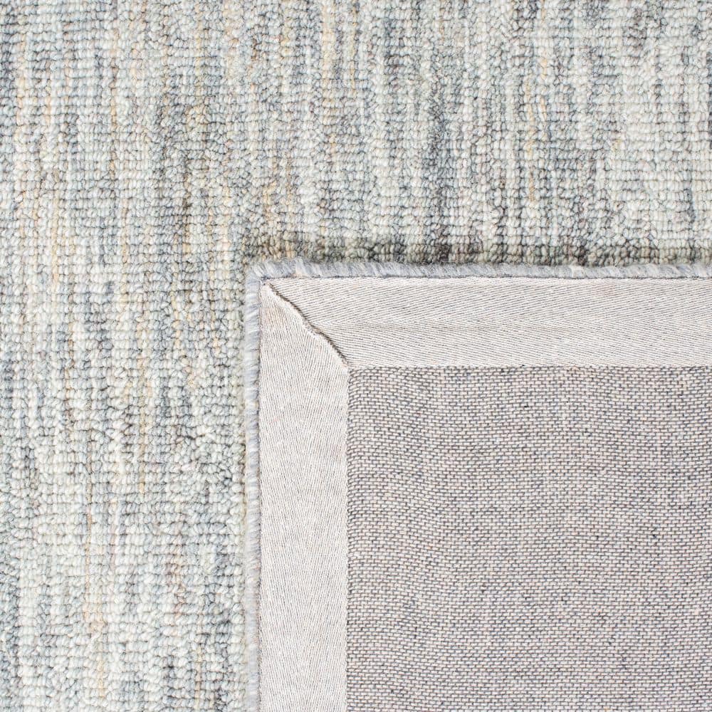 Sage and Ivory Hand-Tufted Wool 8' x 10' Area Rug