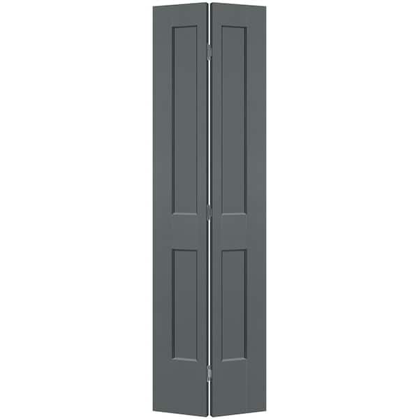 Masonite 24 in. x 80 in. 2-Panel Logan Hollow Core Cordite Molded Composite Bi-Fold Door