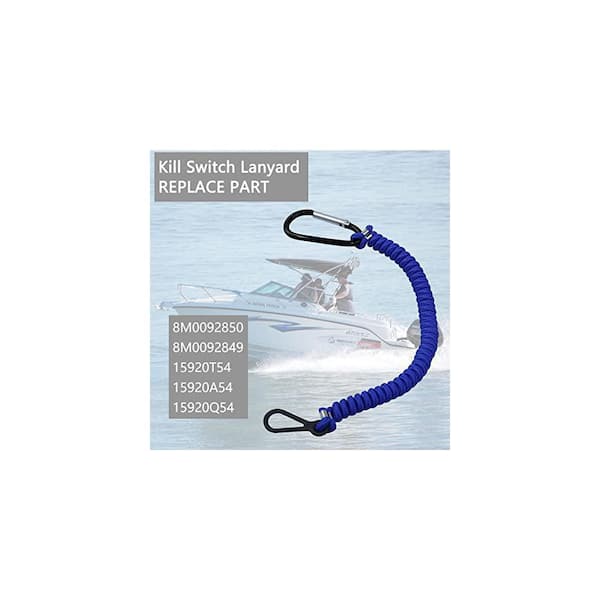 日乃出電工　LIGER-650　ランナーボート Boat Kill Switch Lanyard 54 in. Blue Professional Marine Safety
