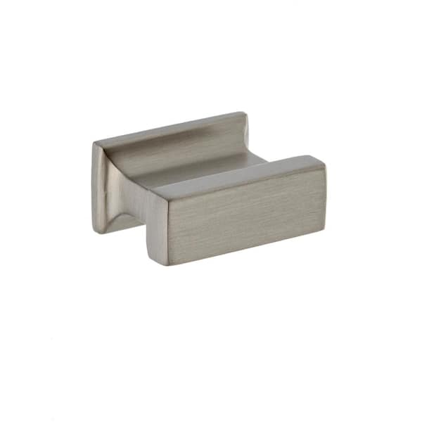 High Desert 1-1/4 in. (32 mm) Classic Satin Nickel Rectangle Cabinet Knob