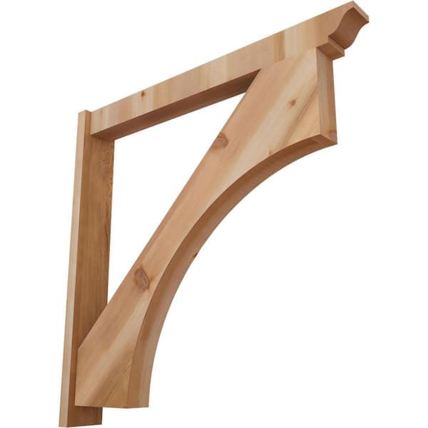 Ekena Millwork 6 in. x 42 in. x 42 in. Westlake Traditional Smooth Western Red Cedar Outlooker