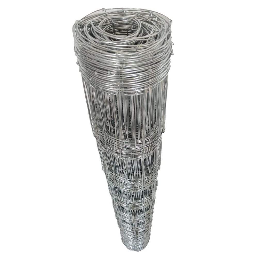 3 ft. x 164 ft. 14-Gauge Silver Heavy Zinc Coated Welded Wire Farm Fence fo