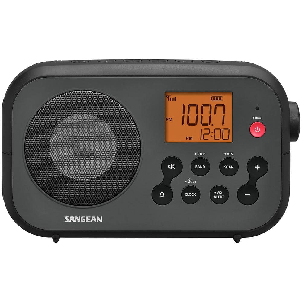 Radio despertador digital Sangean K-200 AM/FM ROJO