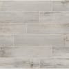 Florida Tile Home Collection Serene Wood Light Grey 8 In. X 36 In ...