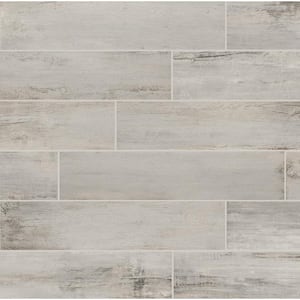 Serene Wood Light Grey 8 in. x 36 in. Matte Porcelain Floor and Wall Tile (9 cases/139.86 sq.ft./Pack)