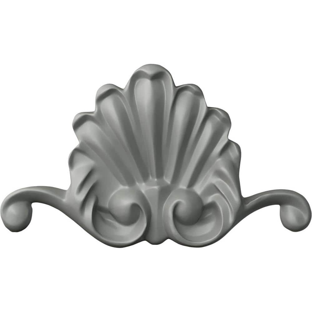 Ekena Millwork 3/8 in. x 3 in. x 1-3/4 in. Polyurethane Bordeaux Shell ...